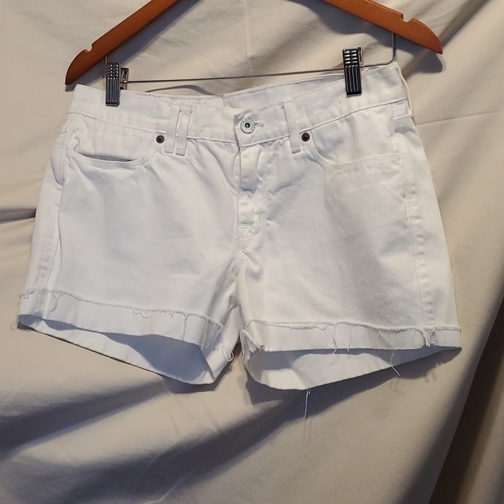 Madewell White Cotton Shorts SZ 28